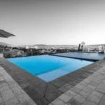 Swimming Pool half covered